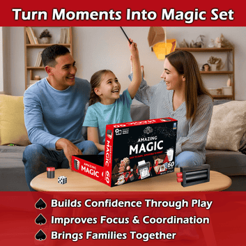 Amazing Magic Set for Kids 8+ — 60 Tricks with Video Guides & Premium Props. - Ra Magic Shop - #magic_trick#