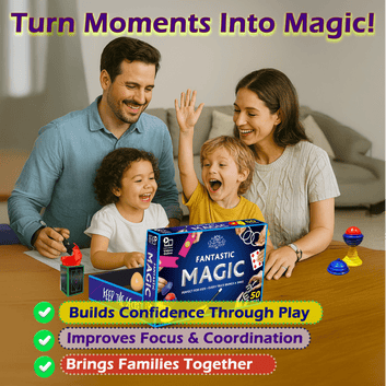 Fantastic Magic Set for Kids 6+ — 50 Easy Tricks with Videos & Quality Props. - Ra Magic Shop - #magic_trick#