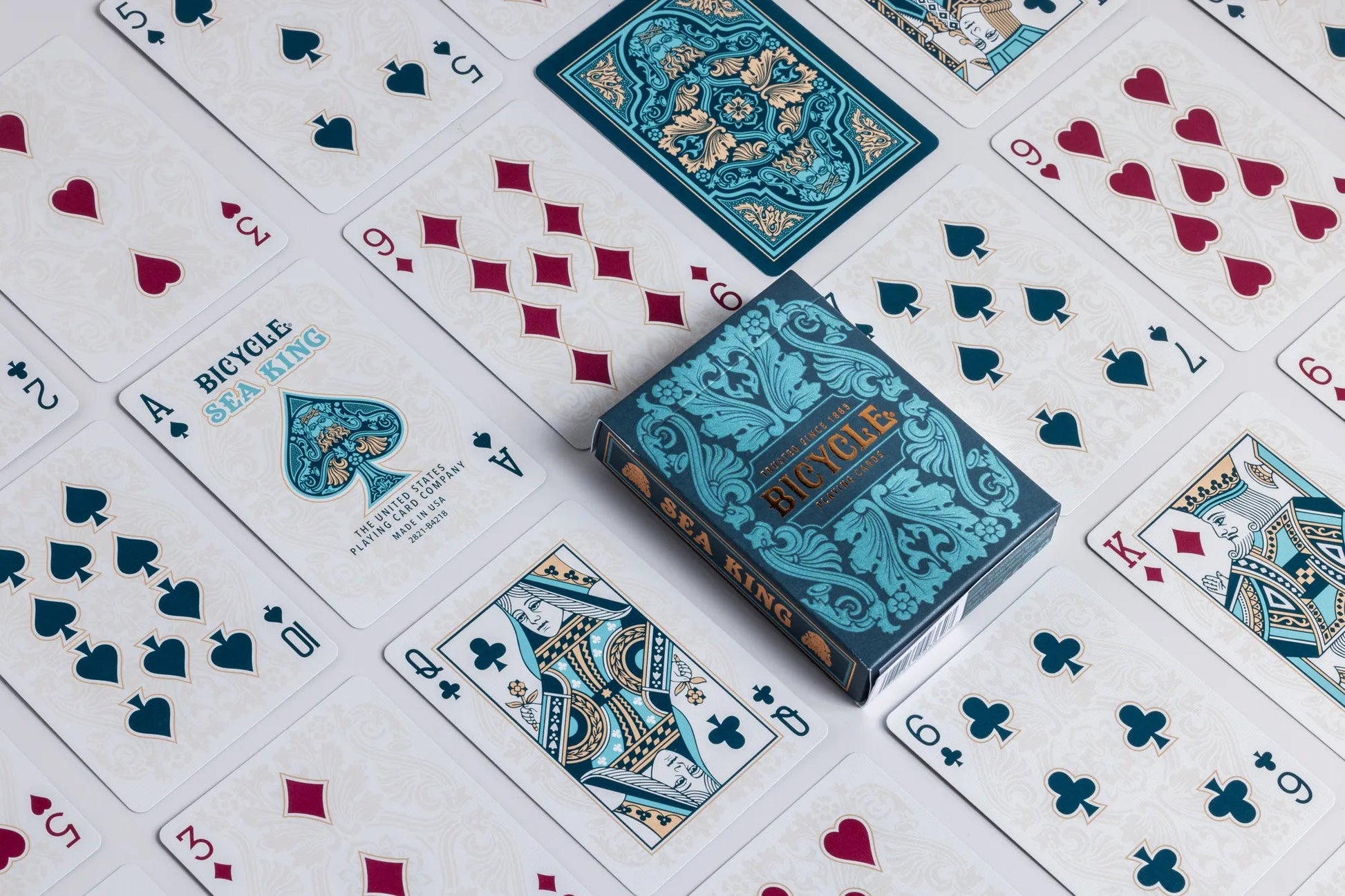 bicycle playing cards shop near me ๐ Bicycle Sea King Playing Cards, Standard Index โ Premium Poker Deck